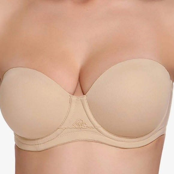 Wingslove Full Figure Bra Underwire Multiway Straps in Nude 40DDD/40F - Picture 1 of 13